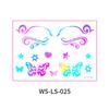 European & American Cross-border Music Festival Laser Eyeliner Stickers - Waterproof & Long-lasting Disposable Tattoos