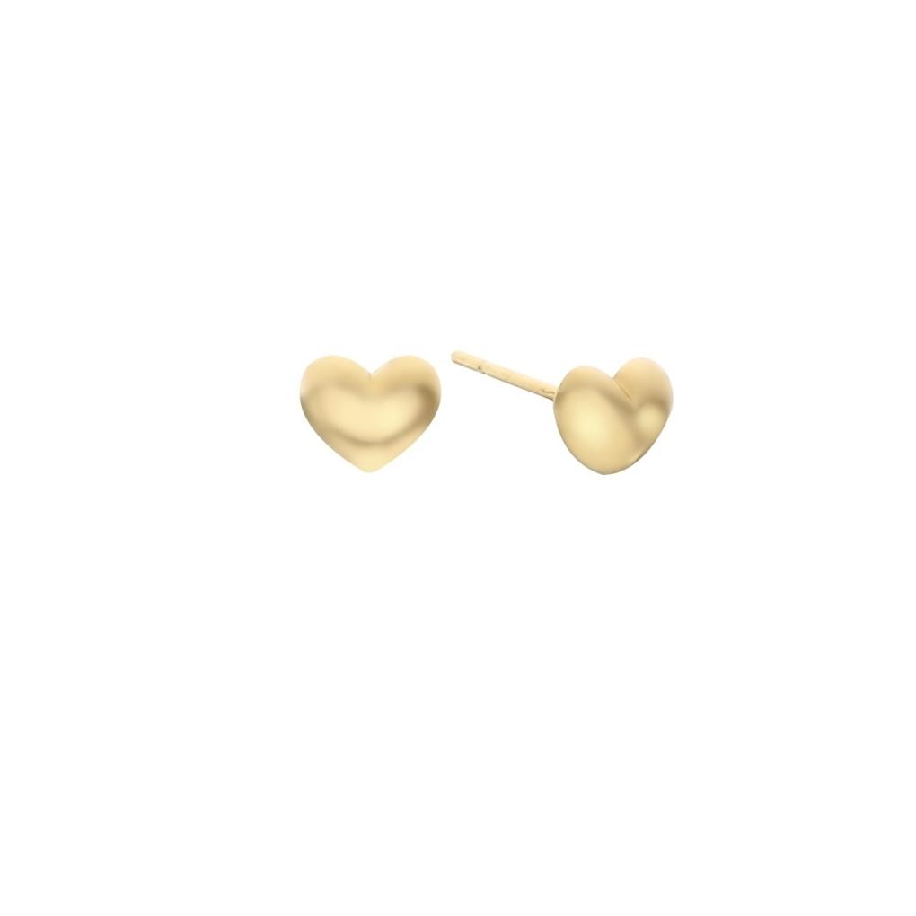 LLOYD Daily Basic Heart 14k Gold Earrings LPFE3015G