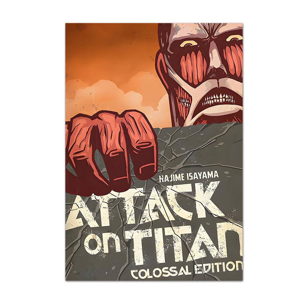 Attack on Titan Anime Poster Levi Micas Allen Zuhause Wandmalerei auf Leinwanddruck Fotos Kinderzimmer Dekor im Wohnzimmer Fresko