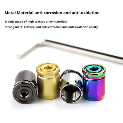 4Pcs Locking Car Tire Valve Stems Caps Anti-Theft Auto Wheel Valve Stem Covers with Rubber Seal Universal Tyre Air Stems Covers