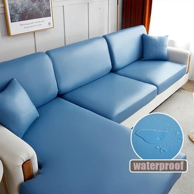 Huse pentru scaune de canapea din piele PU impermeabilă pentru sufragerie Huse elastice pentru mobilă Protecție 15 culori solide Huse pentru canapea