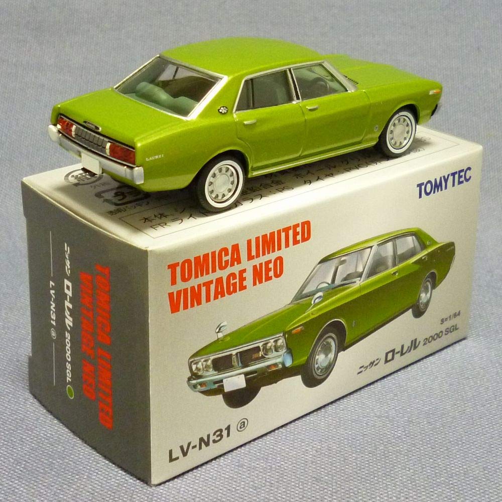 Tomica Limited Vintage TLV-N31a Nissan Laurel 2000SGL Green