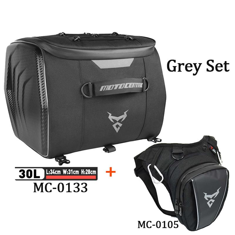 MOTOCENTRIC Waterproof Motorcycle Helmet Bag 37L 30L High Capacity Multi-functional Shoulder Waist Bag Luggage Moto Equipment
