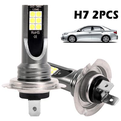 2Pcs H7 LED Headlight Bulb 6000K 100W Led Fog Lamp High Power LED Car Light Headlamp Auto Headlight Bulbs for Car Motorcycle