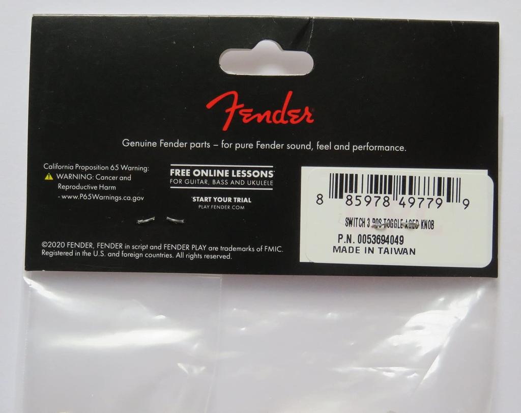 Fender SCHALTER 3 POS KIPPSCHALTER GEALTERTER KNOPF [Artikel]