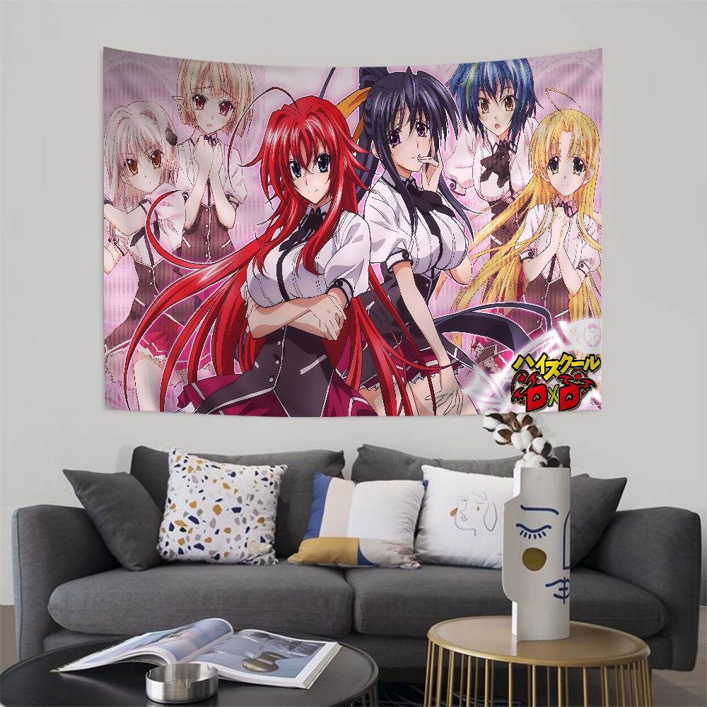 HHigh SSchool DxD Anime Hanging Bohemian Tapestry Bohemian Wall Tapestries Mandala Cheap Hippie Wall Hanging