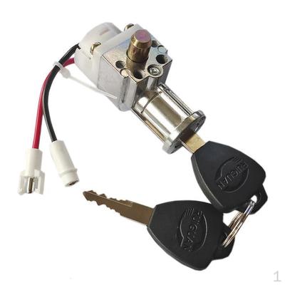 Batterie Zylinder Schloss Motorrad Zündung an/Aus Biking Zubehör 2,72x1,4 in Robust