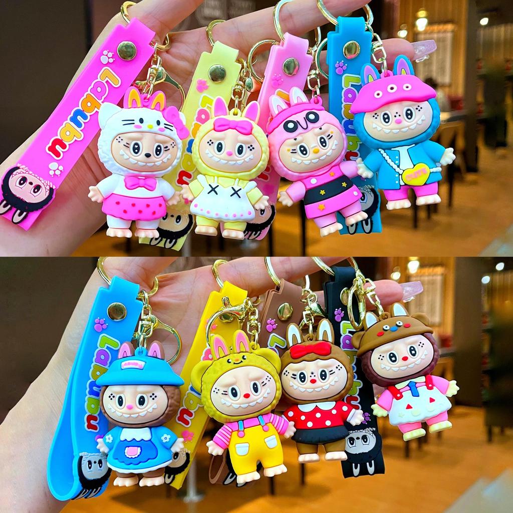 Großer Niedlicher Bubu Hase Schlüsselanhänger Anhänger für Taschen, Autos und Schultaschen - Perfektes kleines Geschenk für Paare