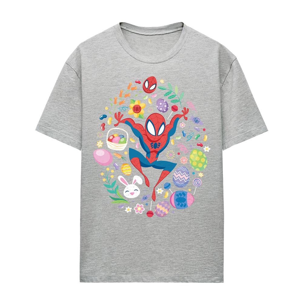 Spider-Man Womens/Ladies Spider-Man Circle Easter T-Shirt