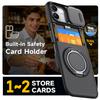 Custodia con Portacarte e Protezione Obiettivo per iPhone 17 Pro Max 16 Plus 17pro Iphone16 Iphone17 Armatura a Doppio Strato Accessori