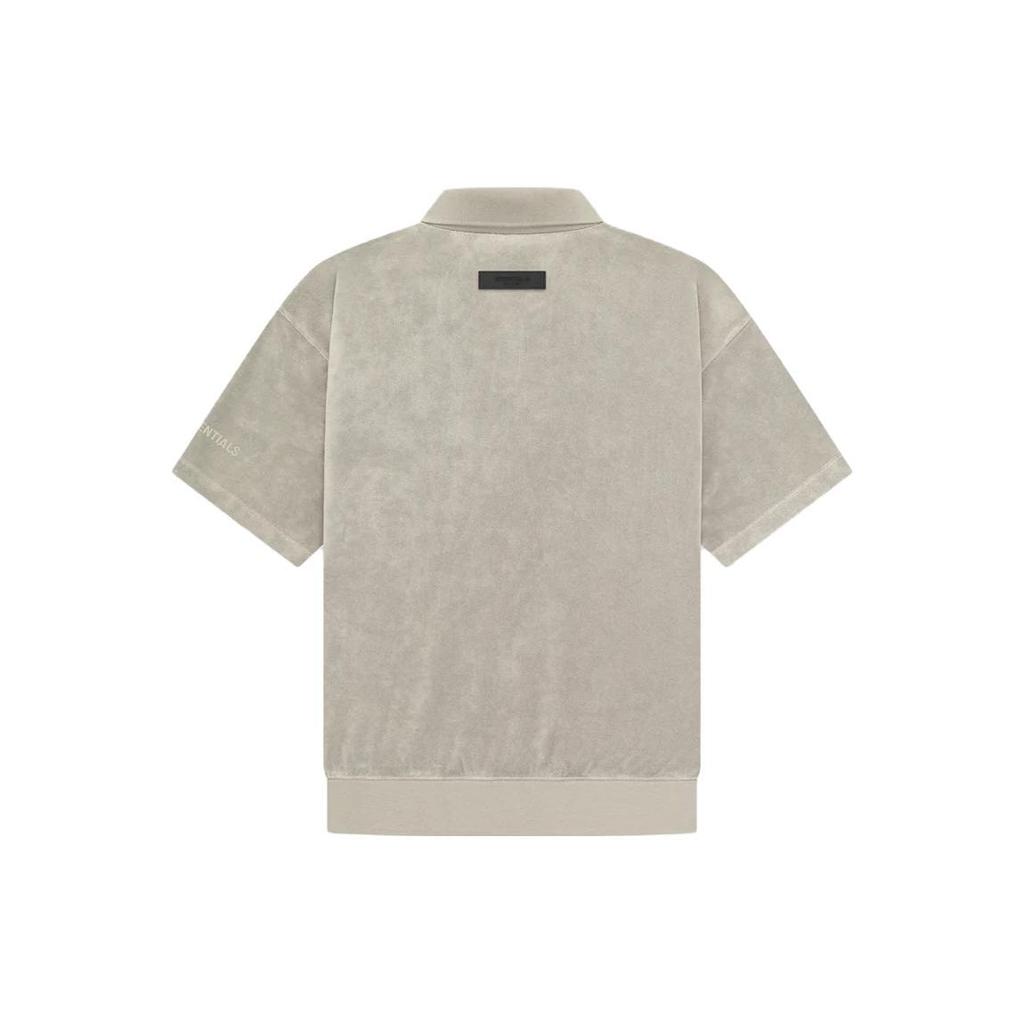 Fear of God Essentials Terry Polo Seal Unisex Tops Grey 125BT224053F