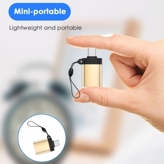 USB 3 Female Male OTG Converter to Type-C Charge Data Sync Adapter