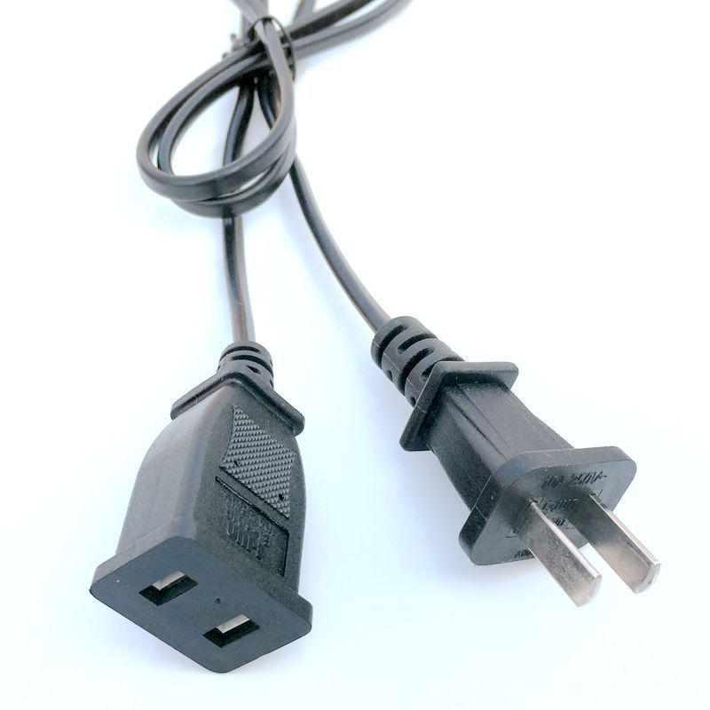 CCC 90° Right Angle Elbow Two-Pin Power Cord with China Standard Female Socket Extension