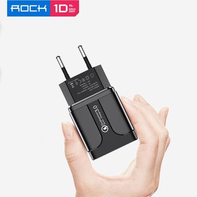 Caricabatterie rapido 18W QC 3.0 Caricatore rapido USB Caricatore portatile per telefono cellulare per iPhone 11 Samsung s20 Xiaomi Huawei Spina UE USA