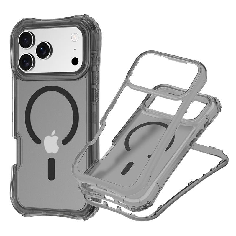 

For Apple 17promax Magnetic Phone Case Three-in-one Ai Camera Button Skin-feel Matte Phone Case For iPhone 16 e