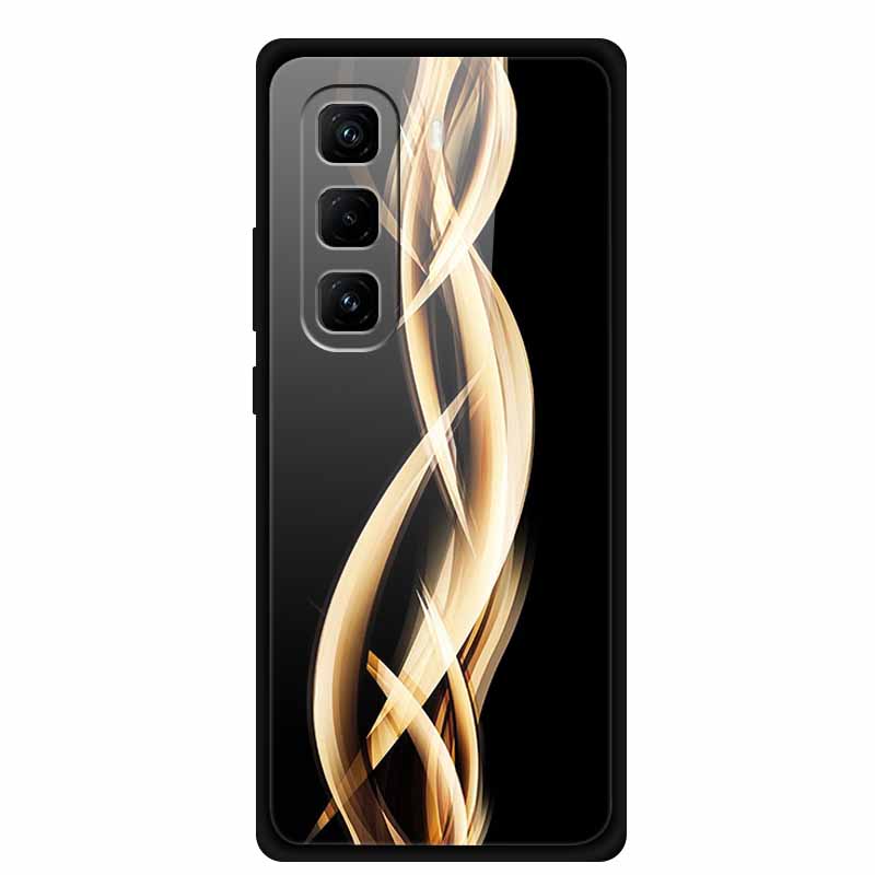 

For Infinix Hot 60 Pro Phone Case Hot60 Pro Plus Soft TPU Bumper Tempered Glass Hard Back Cover For Infinix Hot 60 Pro Plus Case Infinix Hot60ProPlus