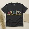 Pickleball Evolution Children's Children's Children's T Children's T-shirt Funny Pickleball Gift Sports Tee Gildan Cotton Top