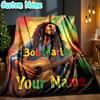 Individuelle Decke mit Bob Marley Motiv - Perfekt für Sofa, Bett, Büro und Reisen im Freien - Ideales Geschenk für Weihnachten & Feiertage
