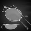 Stainless Steel Food Strainer Colander Easy To Clean Rust-Proof Matcha Sifter Small 12 14 16 20 22cm Cocktail Sieve for Kitchen