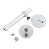 Noga Stołu do Kampera Stojak Stołu Noga Podstawy Stołu 460 do 700 mm Regulowana Obrotowa o 360° do Kampera Łodzi Jachtu Domu