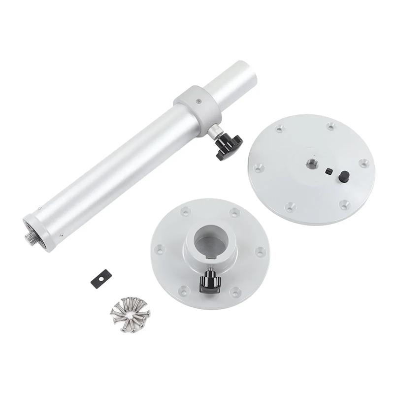 Noga Stołu do Kampera Stojak Stołu Noga Podstawy Stołu 460 do 700 mm Regulowana Obrotowa o 360° do Kampera Łodzi Jachtu Domu