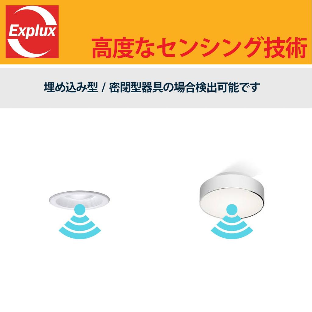 Explux LED Light Bulbs, E17 Base, Motion Sensor, 75W Equivalent, High Brightness 1100lm, Daylight White, Automatic OnOff, Detects Motion in Enclosed