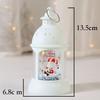 13.5cm/5.31in White Night Light Christmas Lamp Box Led Santa Claus Snowman Elk Cartoon Table Top Collectible Toy Room Decoration