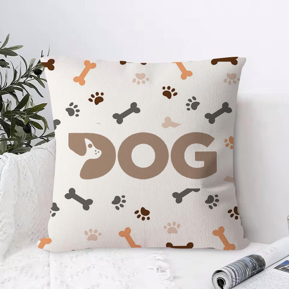 

Cushion Cover Anti-dustmite Pillowcase Invisible Zipper Silky Short Plush Sofa Cushion Cover StampIllustration 30cmx30cm