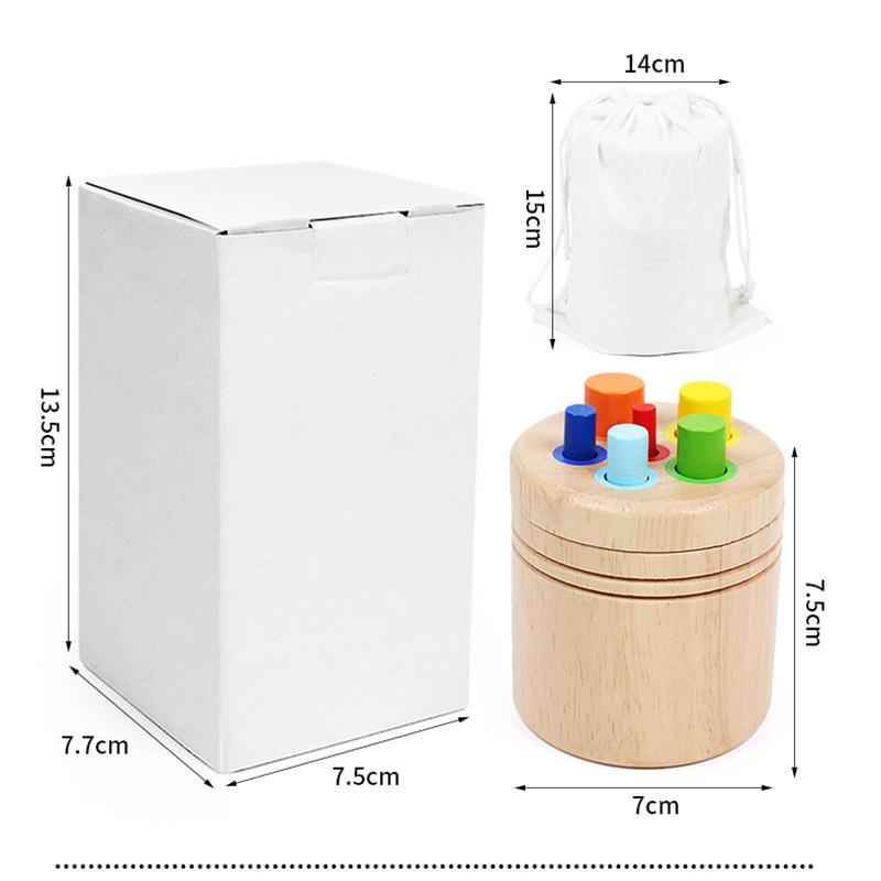 Children s Wooden Color Shape Classification Cup Geometric Cognition Matching Game Teaching Aid Educational Toys For Kids Gifts