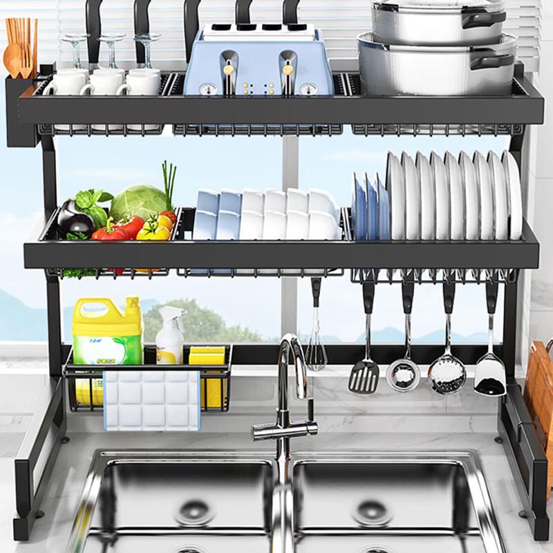 Double-Layer Kitchen Dish Drying Rack