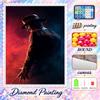 A Nightmare on Elm Street Freddy Krueger Diamond Painting Kit 5D Full Drill DIY Diamond Mosaic Wall Art Home Decor