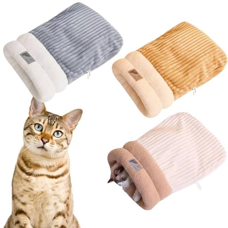 Stylish And Comfortable Cat Cave Bed Available In Multiple Colors For Trendy Cats