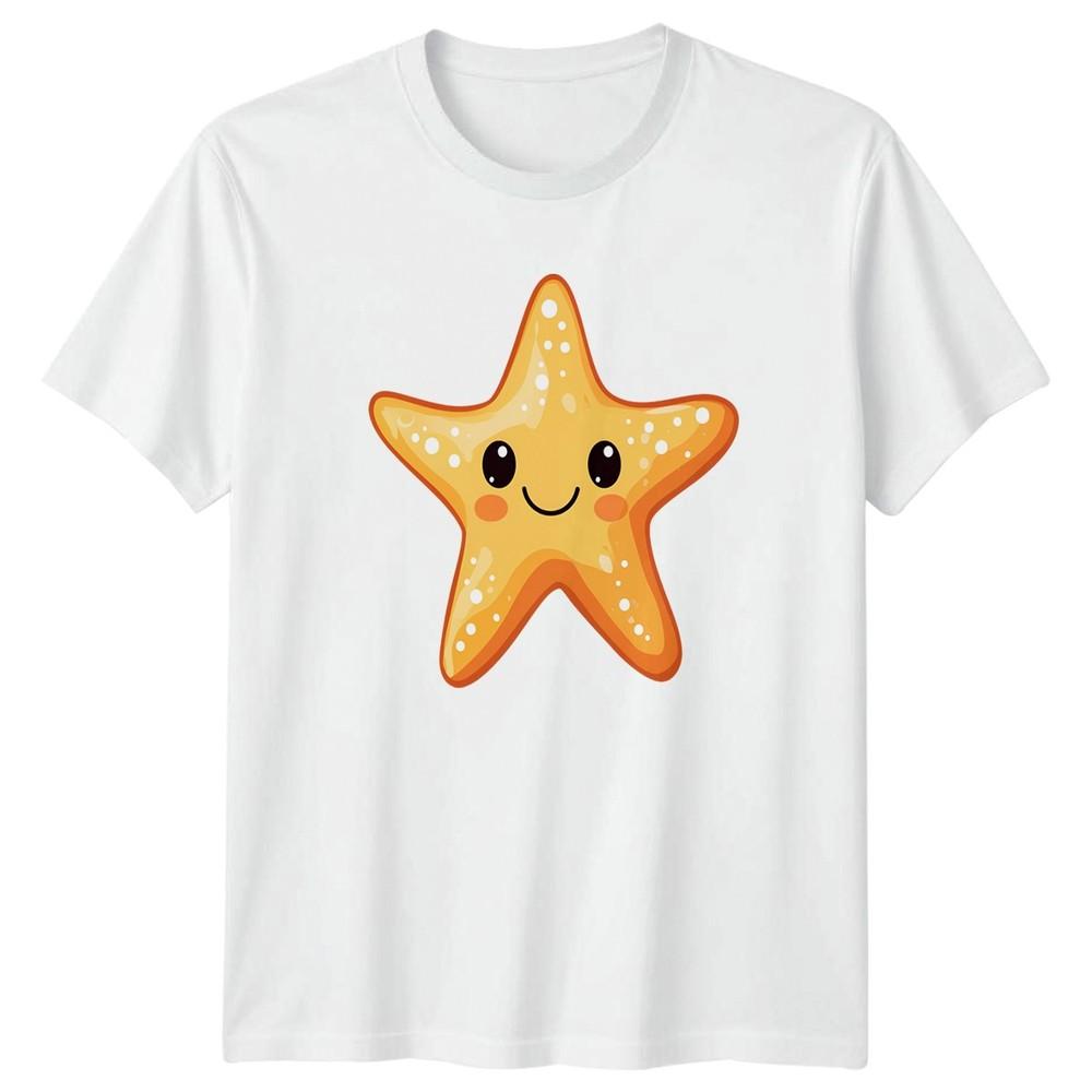 Happy Starfish TShirt Kawaii Sea Animal Birthday Gift For Him And Her S