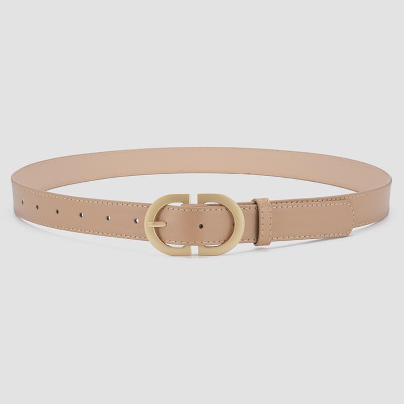 Trendy Minimalist Women's Pu Leather Belt Unique Fashionable Color Options Available