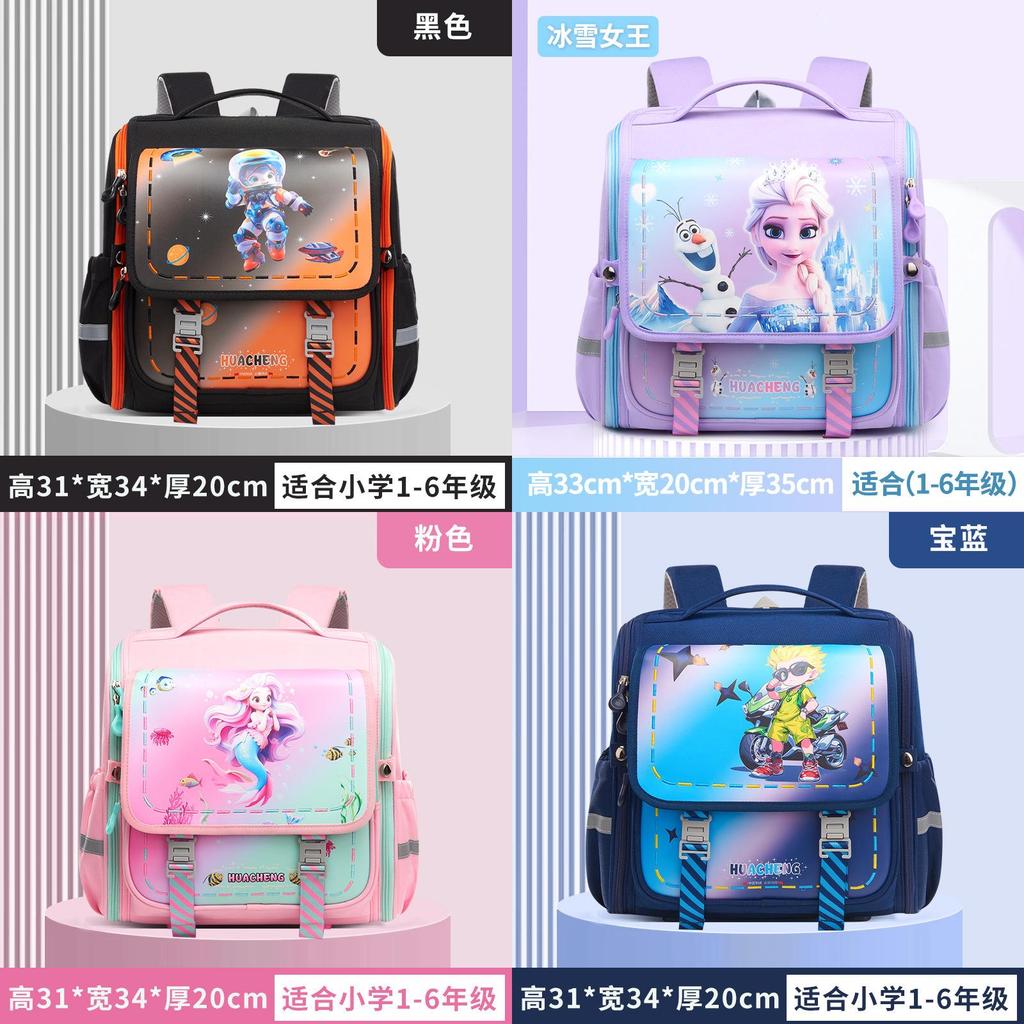 Girl School Backpack With Breathable Waterproof Nylon For School Safety And Comfort