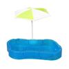 Miniature Beach Scene Set for 1/12 Dollhouses Poolside Display Furniture with Deck Chair Sunshade for Kids Pretend Play