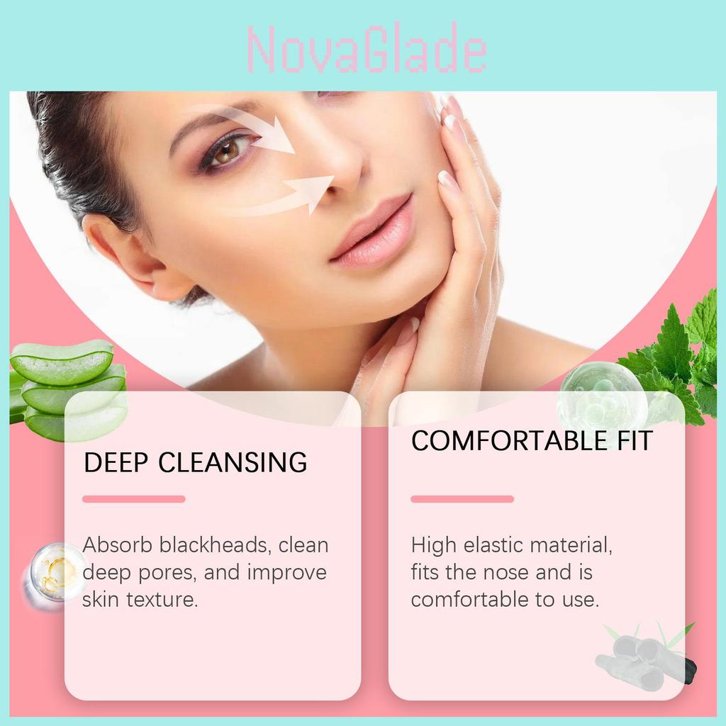 Jaysuing Blackhead Nose Pore Strips Deep Cleansing Gentle Peel Off Mask For Clear Skin