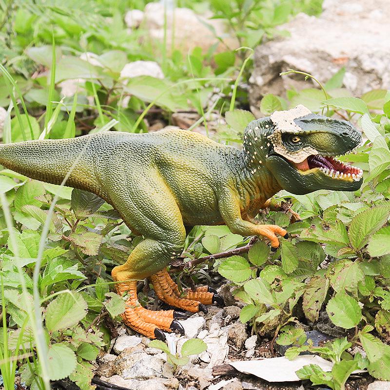 Large Dinosaur Model Toy - Tyrannosaurus Rex & Velociraptor for Children's Learning and Gifts
