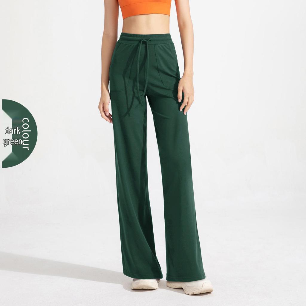 Athena Lulu Women's Antibacterial High-Waist Straight Leg Yoga Pants