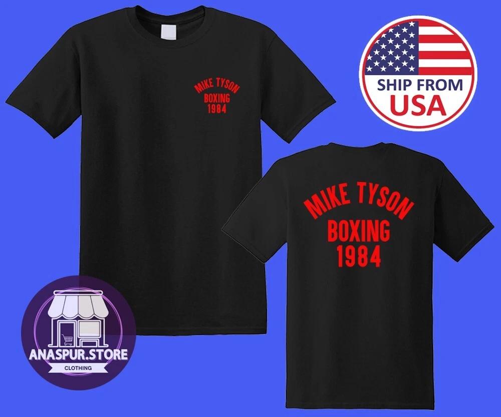 Mike Tyson Boxing 1984 Men s Black Size S-5XL 4XL