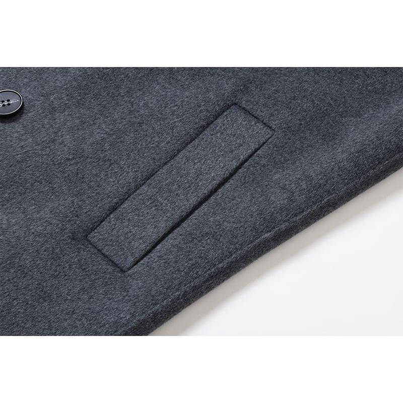 G·TENNA Men's TY28906 Long Cashmere Wool Blend Coat