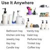 Silicone Tray for Bathroom Countertops Hand Sanitizer Shampoo Storage Tray Jewelry Display Tray for Decorative Storage