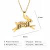 Cazador Animal Pendant Necklaces for Women Men Fox Rabbit Bird Fish Polar Bear Nature Stainless Steel Jewelry 2026 Birthday Gift