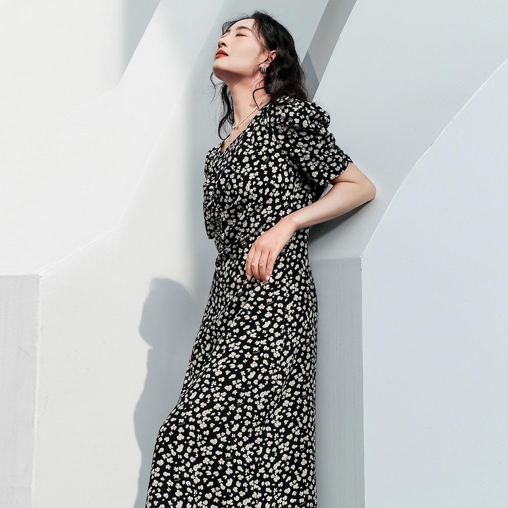 Summer Style Commuting Age Reducing Fashion Women's Long Dress