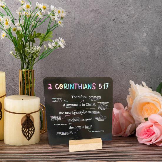 52 Kartiček s Písmem Týdenní Povzbuzující Kartičky s Biblickými Verši Inspirační Modlitba Víra Paměťové Kartičky pro Vyučování v Nedělní Škole Křesťanské Dárky