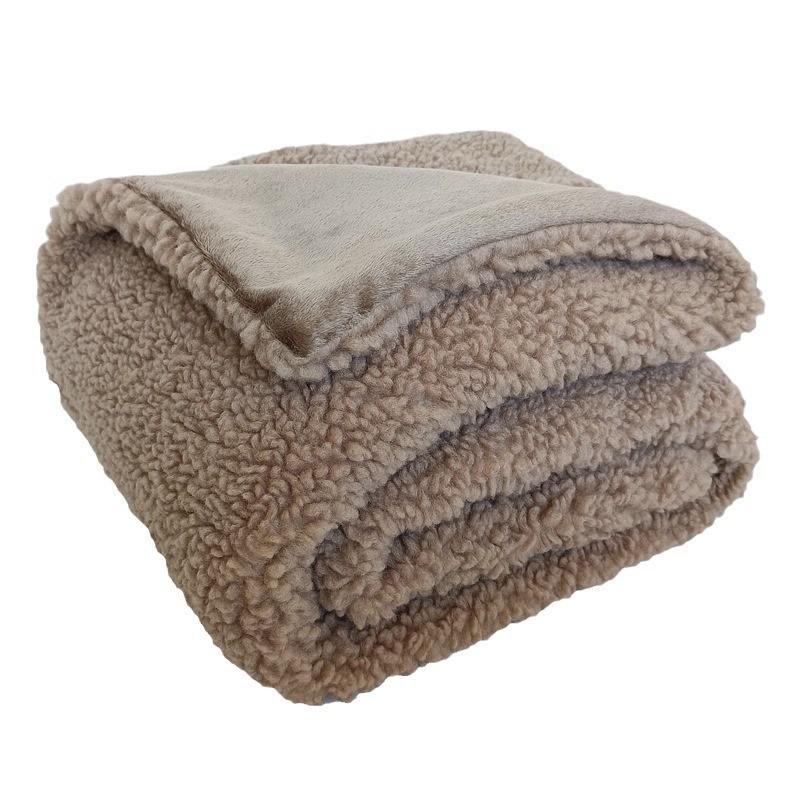 Cozy Faux Rabbit Fur Plush Blanket - Soft, Warm, and Comfortable for Sofa, Bed, or Office