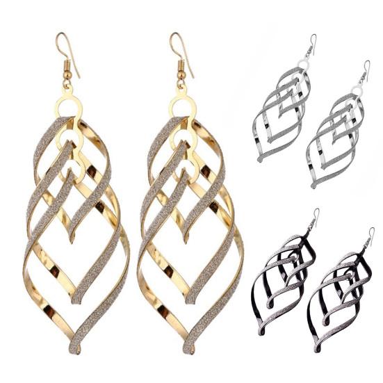 Earrings Multi-layer Exquisite Alloy Hook Earrings Jewelry Gift for Party