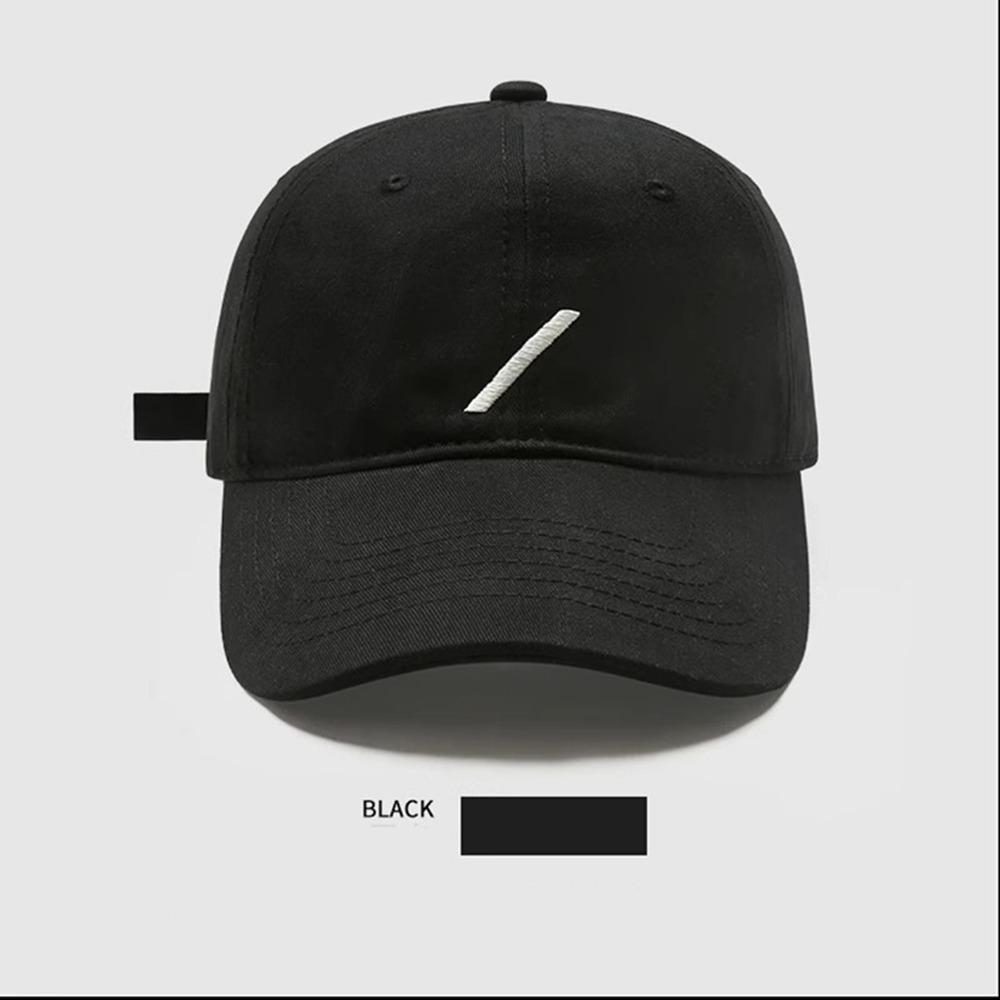 Hole Embroidery Baseball Cap Embroidered Sun Hat Simple Letter Baseball Hat  Girl
