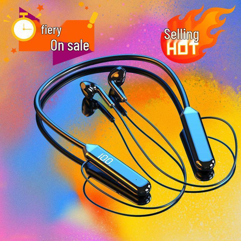 Wireless Sports Neckband Bluetooth Headphones with Long Battery Life, Universal Fit, Non-Slip Design