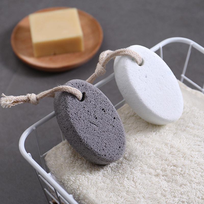 Foot Clean Tool Hard Skin Callus Remover Scrub Bath Ellipse Pumice Feet Stone